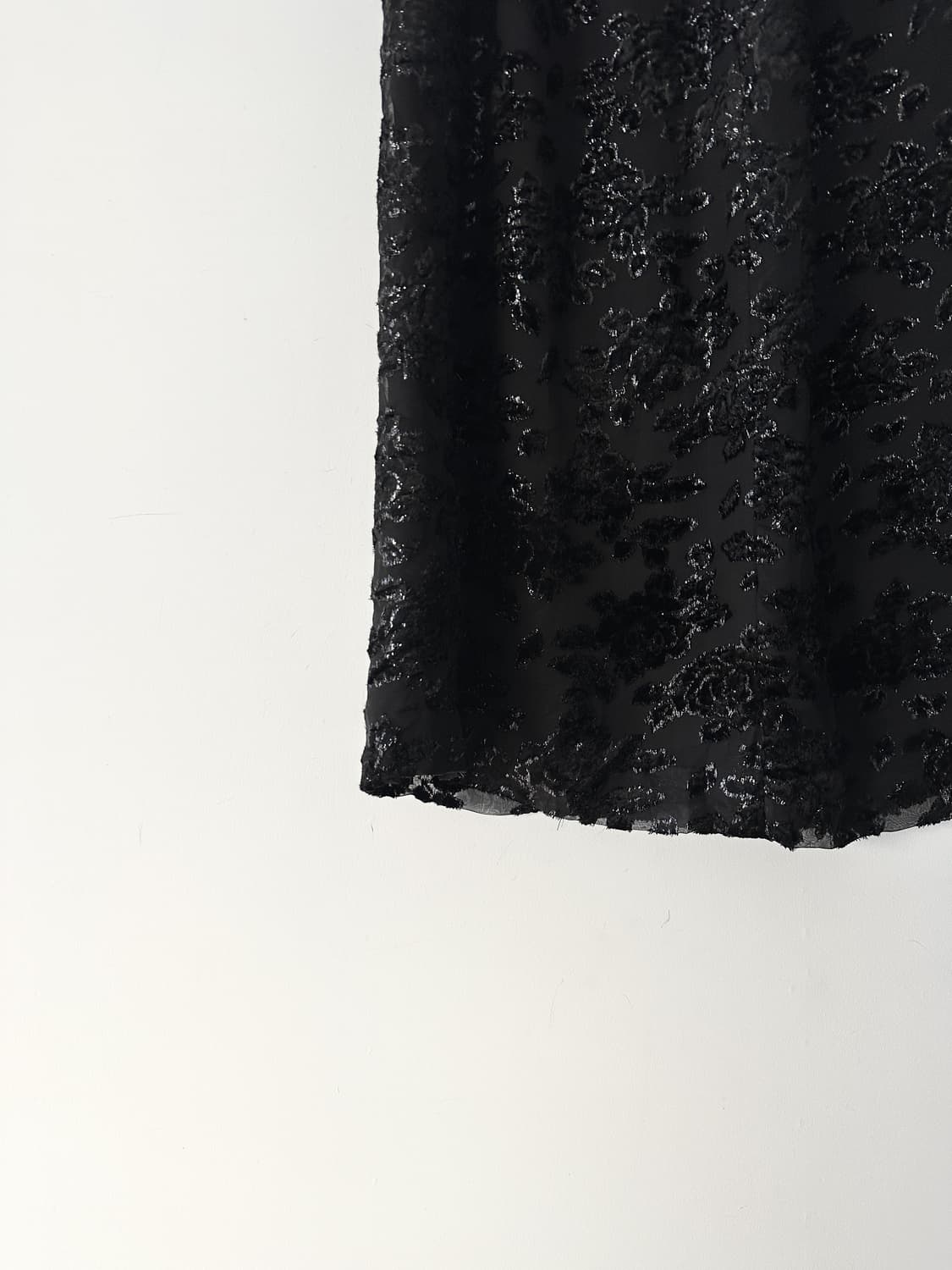 Gliter & velvet mix flower skirt 상품이미지2