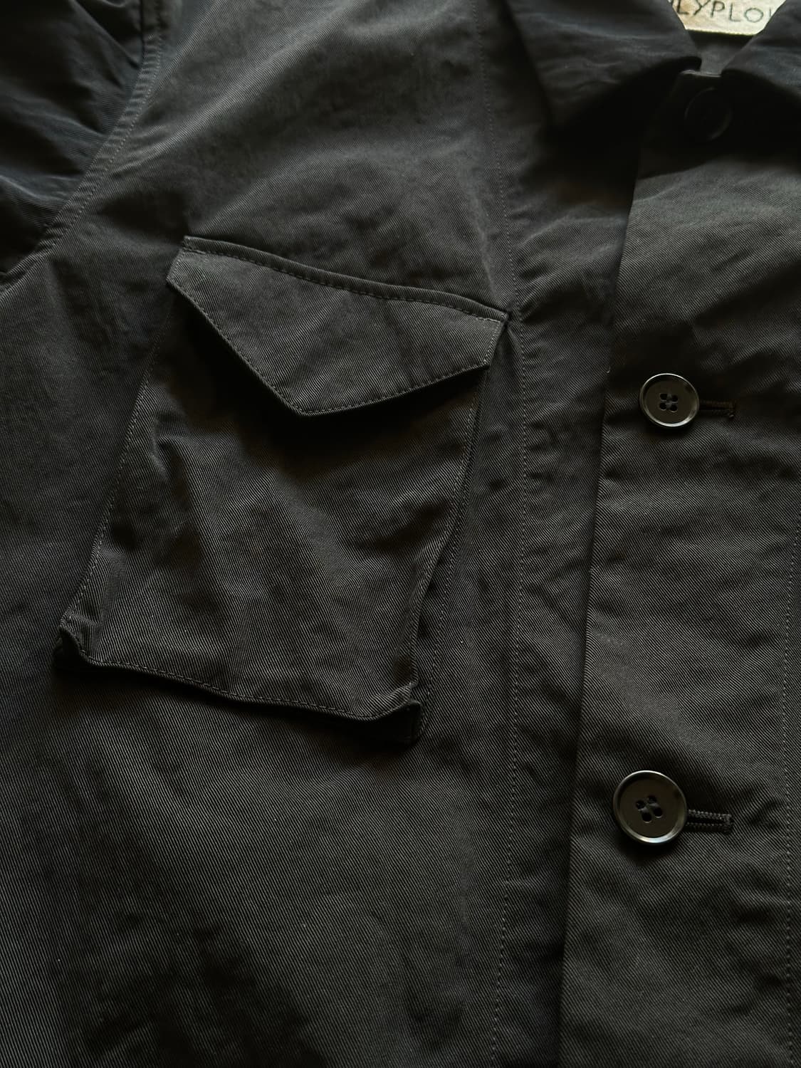 [2] polyploid 나일론 블랙 셔츠 자켓 상품이미지5