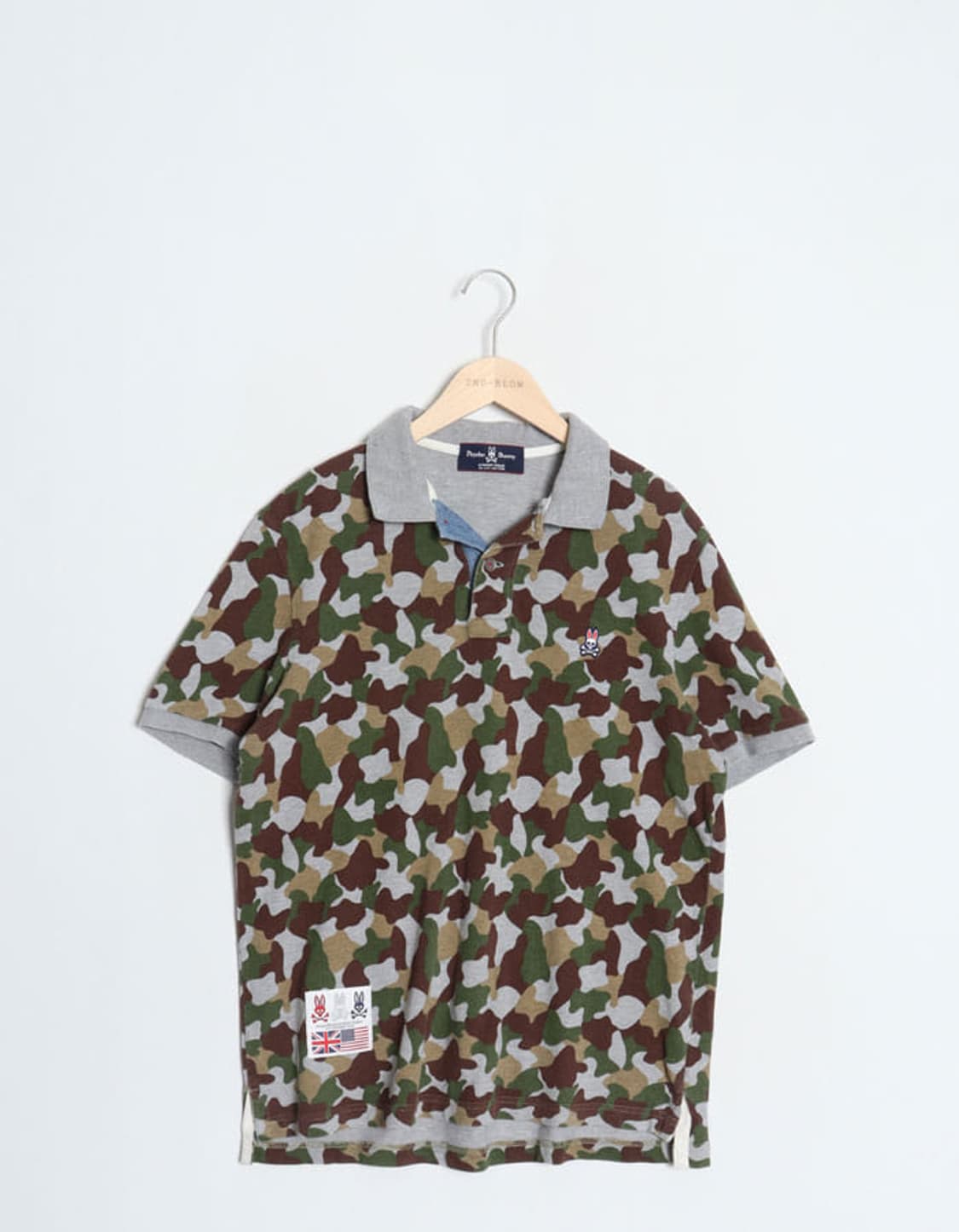 Psycho Bunny Camo Polo Shirts 상품이미지1