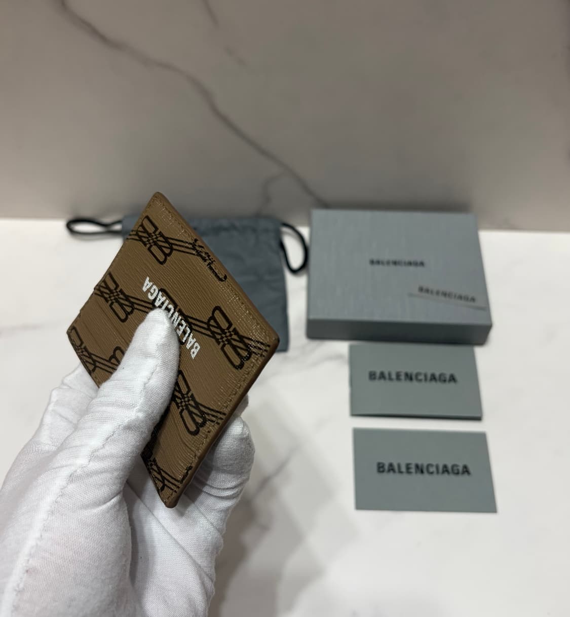 [정품] S급 발렌시아가 시그니처 카드지갑 상품이미지6