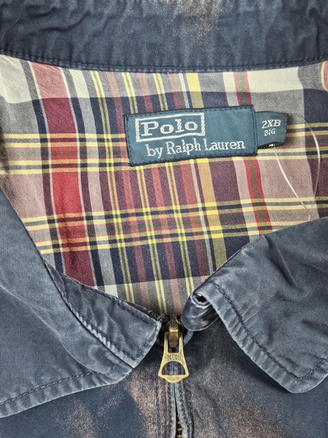 폴로랄프로렌 다잉 워시드 스윙탑 블루종 자켓 ( 2XL ) / 9938 상품이미지7
