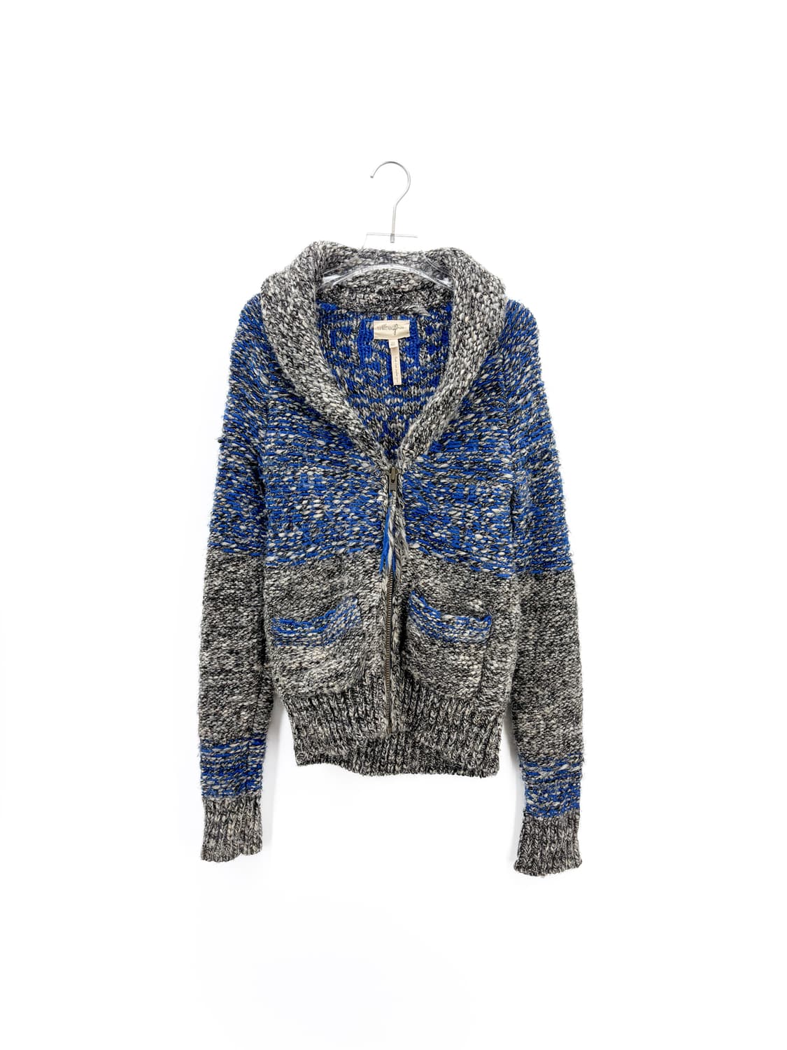 빈티지 울&알파카 스웨터 집업 상품이미지1