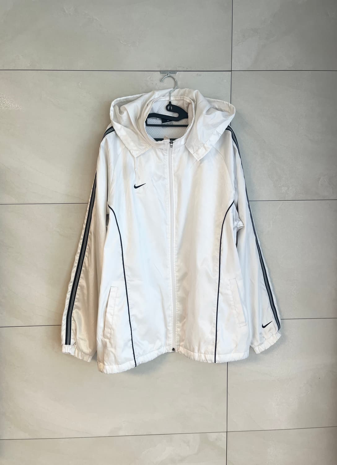 나이키 재팬라인 스우시 바람막이 자켓 화이트 (XL size) 상품이미지2