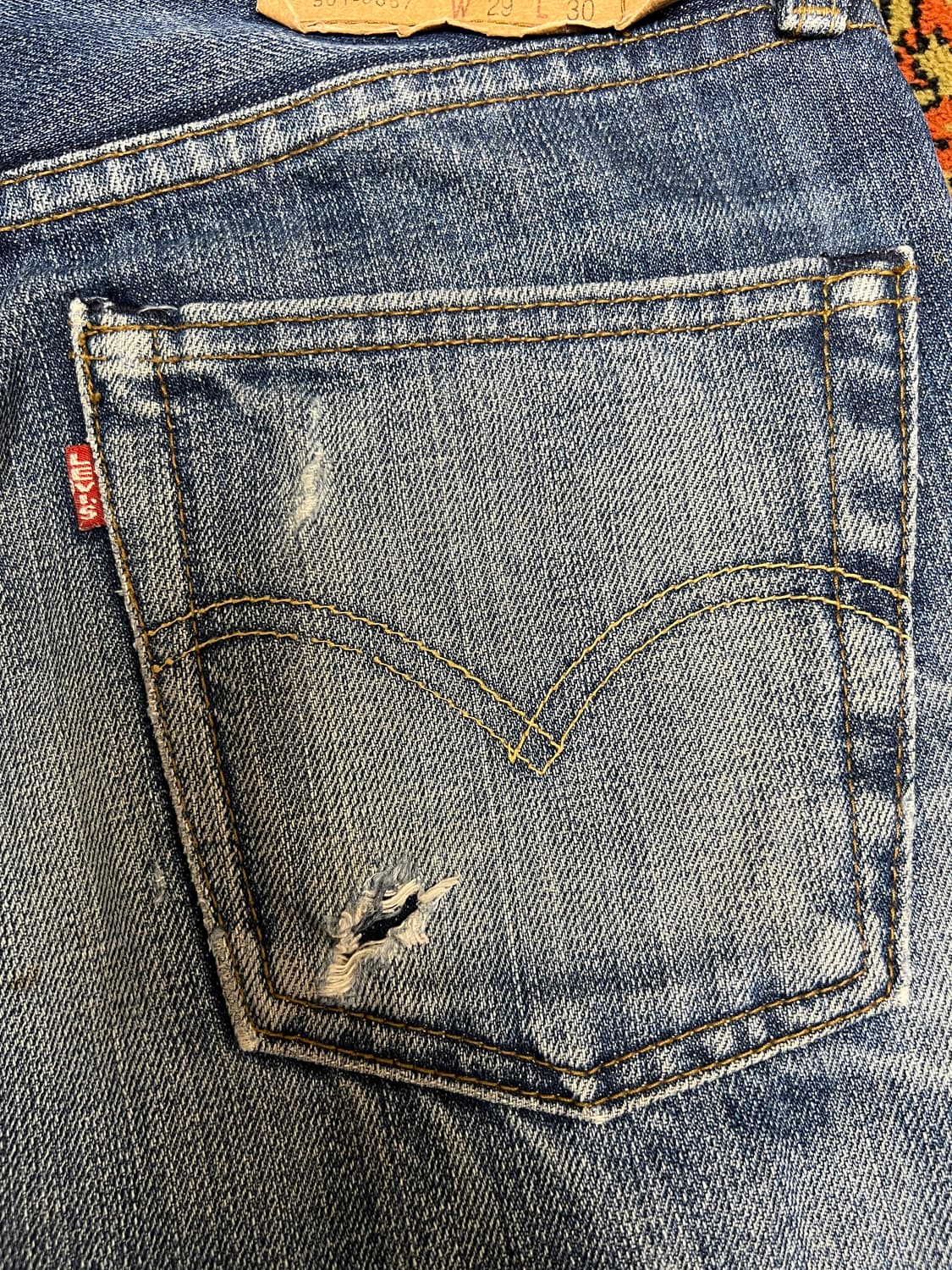 [29] 리바이스 501 USA 빅E 빈티지 데님팬츠 (실측 28) 상품이미지5