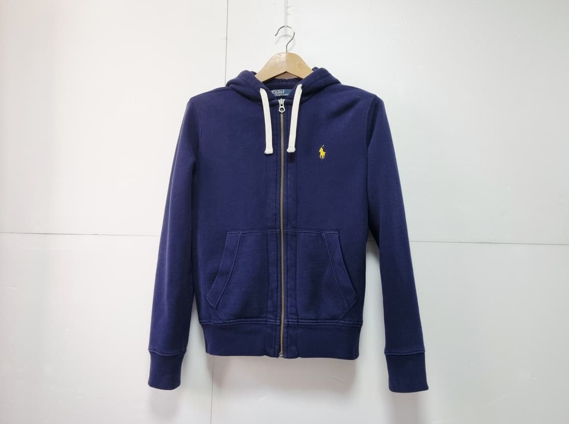 남성 여성 빈티지 두산 폴로 긴팔 후드 집업 상품이미지1