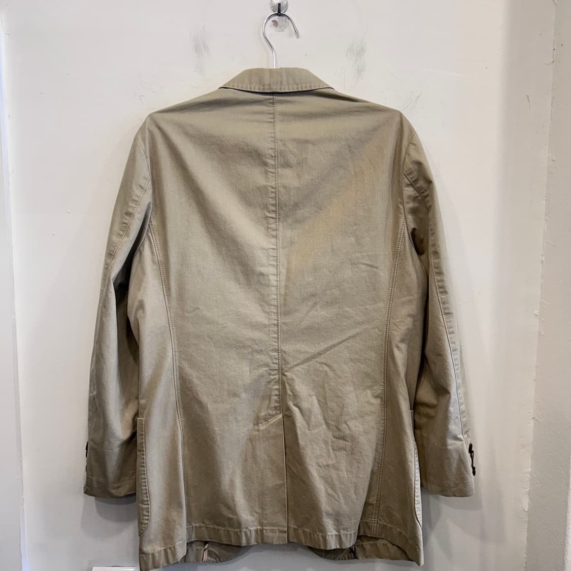 헤지스 캔버스 코튼 투버튼 케주얼 블레이져 상품이미지5