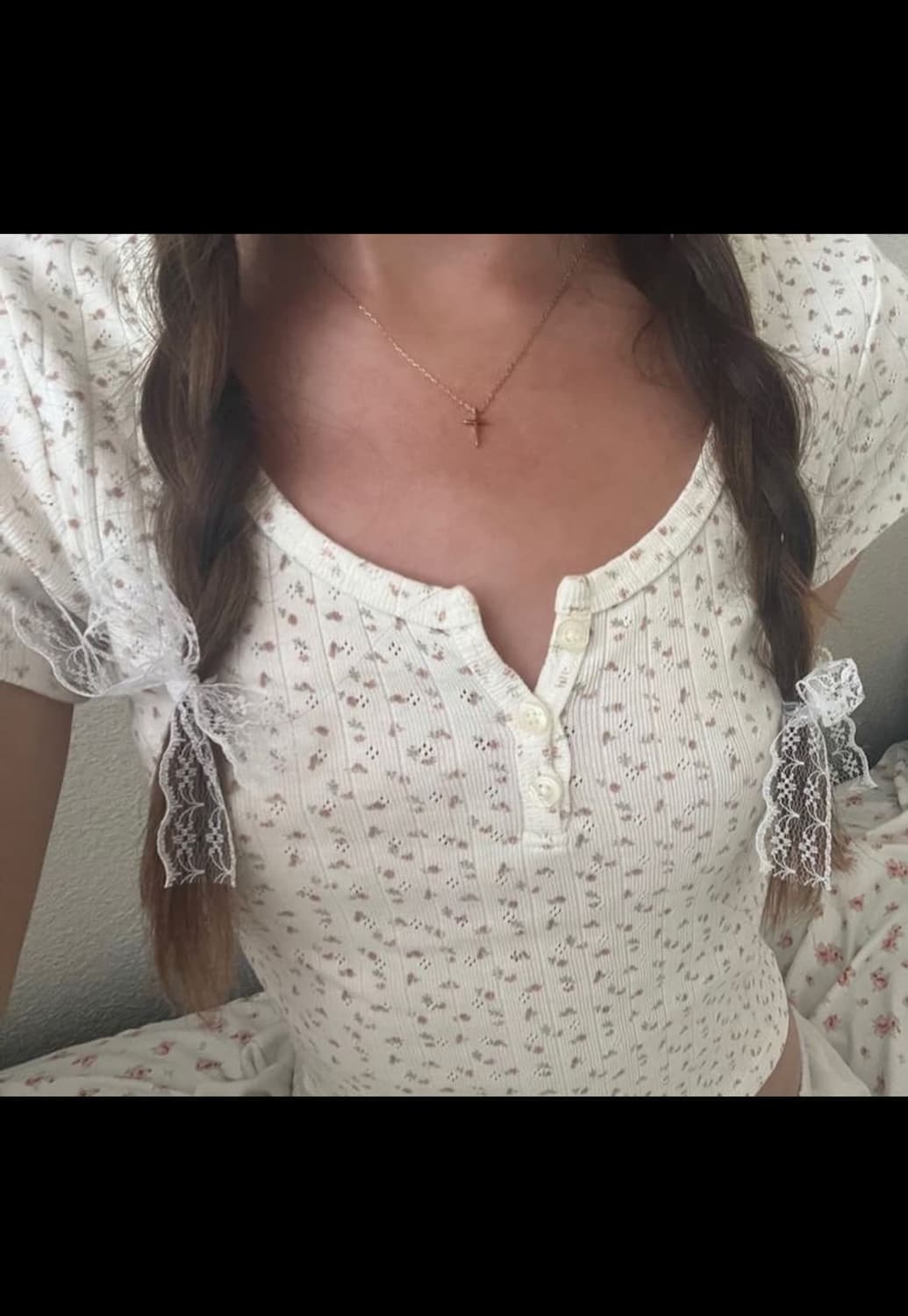 브랜디멜빌 플로럴 반팔 젤리 탑 상품이미지2