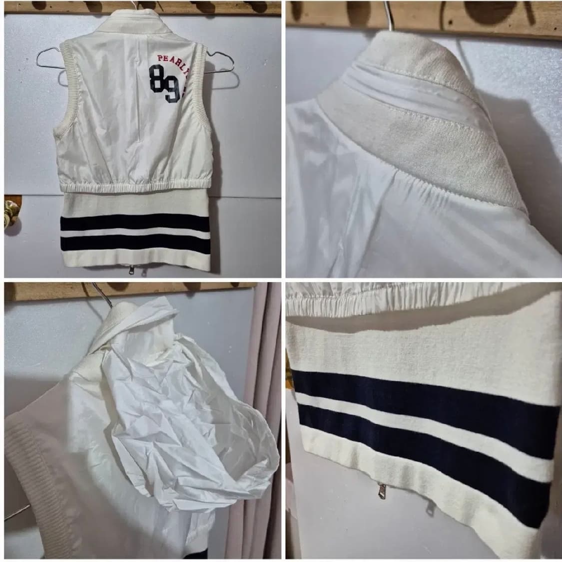 567 ) 정품 파리게이츠 한정판 방한 니트조끼 골프웨어 상품이미지6