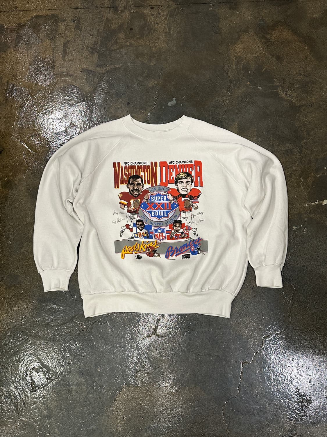 USA 빈티지 슈퍼볼 XXII 스웨트셔츠 XL 상품이미지1
