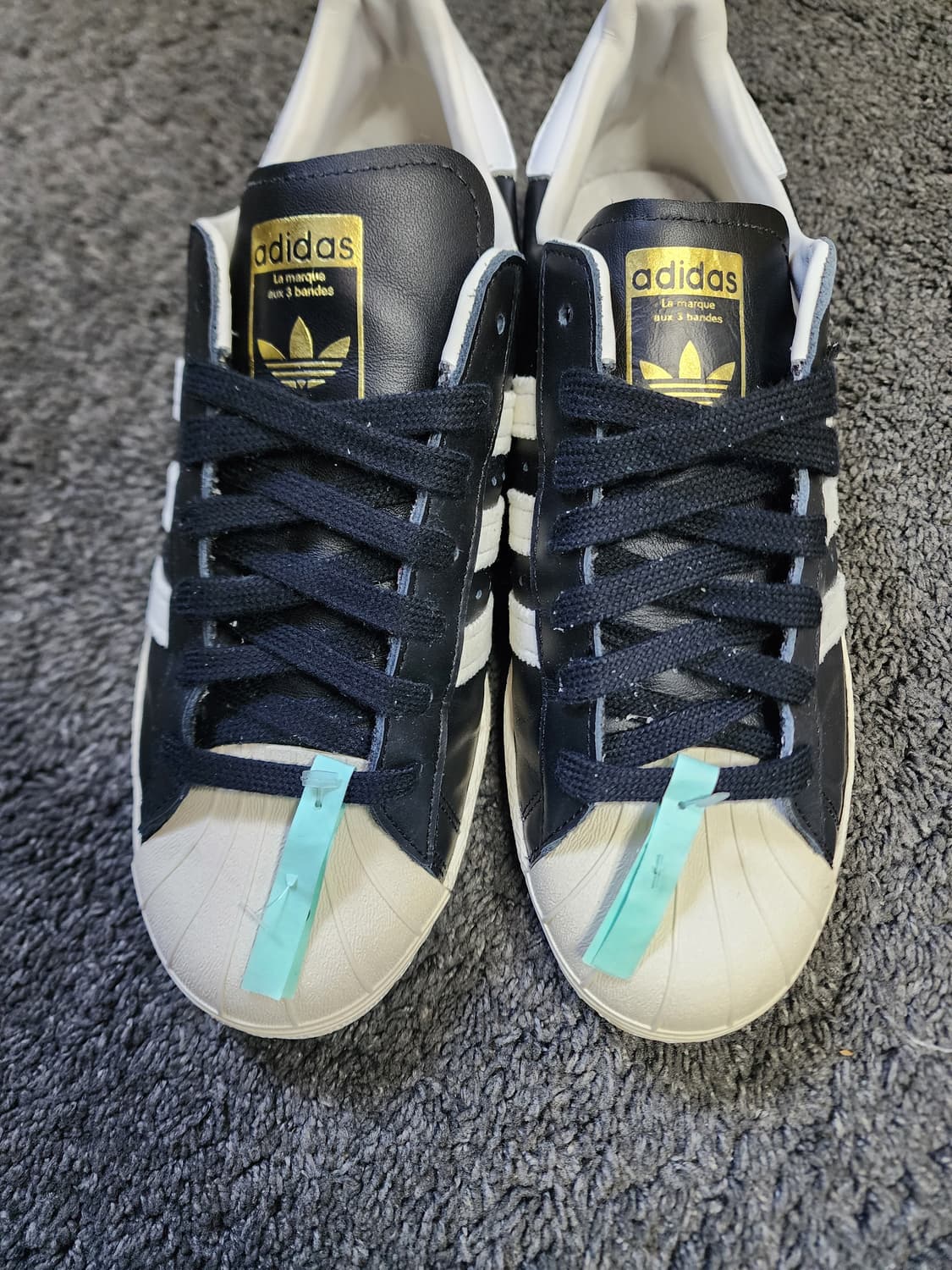 아디다스 슈퍼스타80s 검흰 270사이즈  상품이미지5