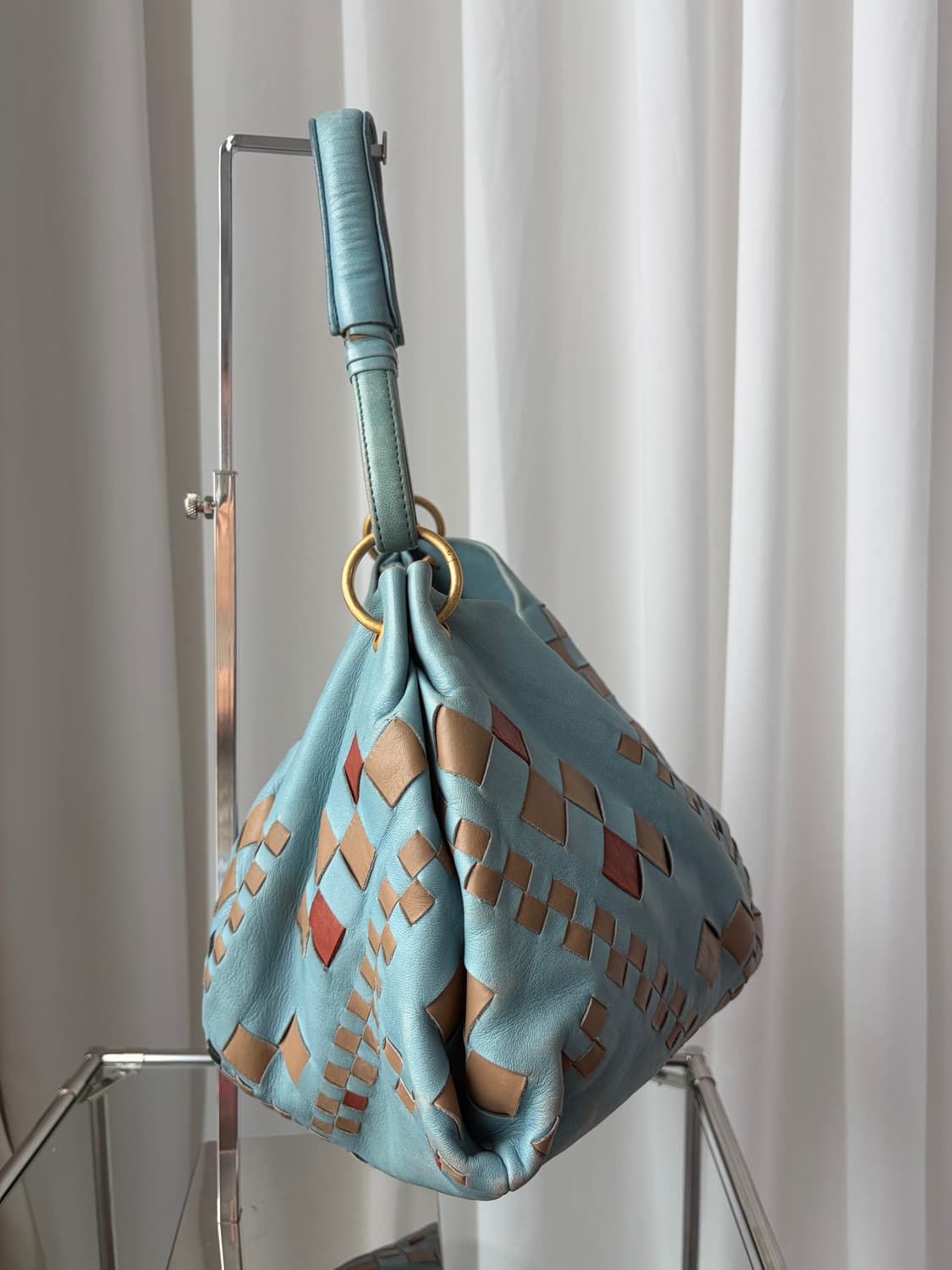 보테가 베네타 인트레치아토 포춘 쿠키 호보백 상품이미지6