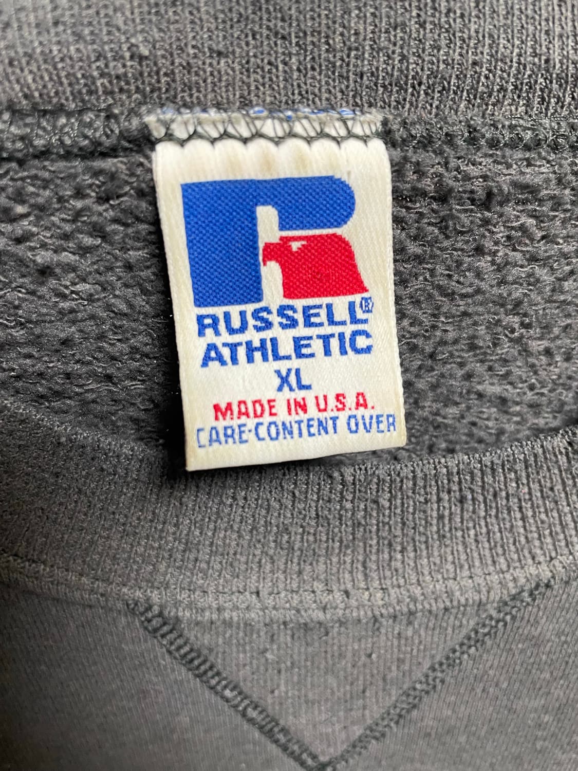 [XL] 90s USA 러셀 스웻 차콜 상품이미지3
