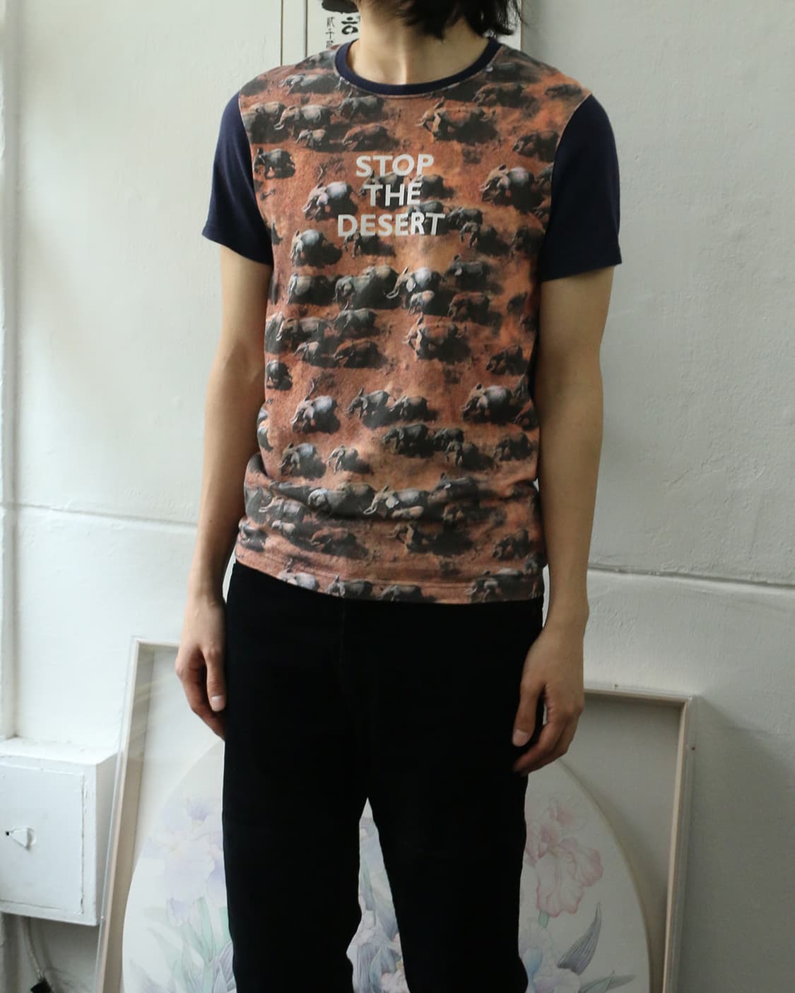 캐서린 햄넷 런던 그래픽 티셔츠 상품이미지3