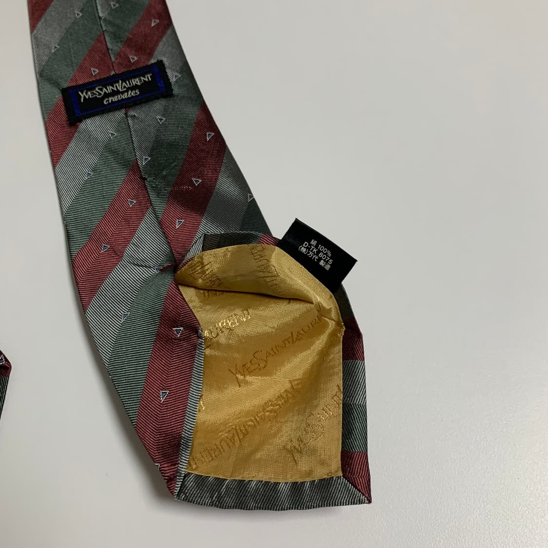 입생로랑(YSL) 슬림 내로우 명품넥타이 A-A+등급 상품이미지7