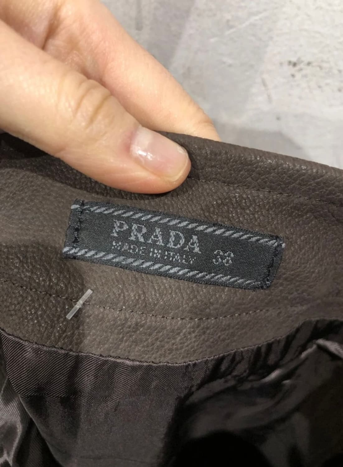 Prada brown leopard fur midi skirt 상품이미지5