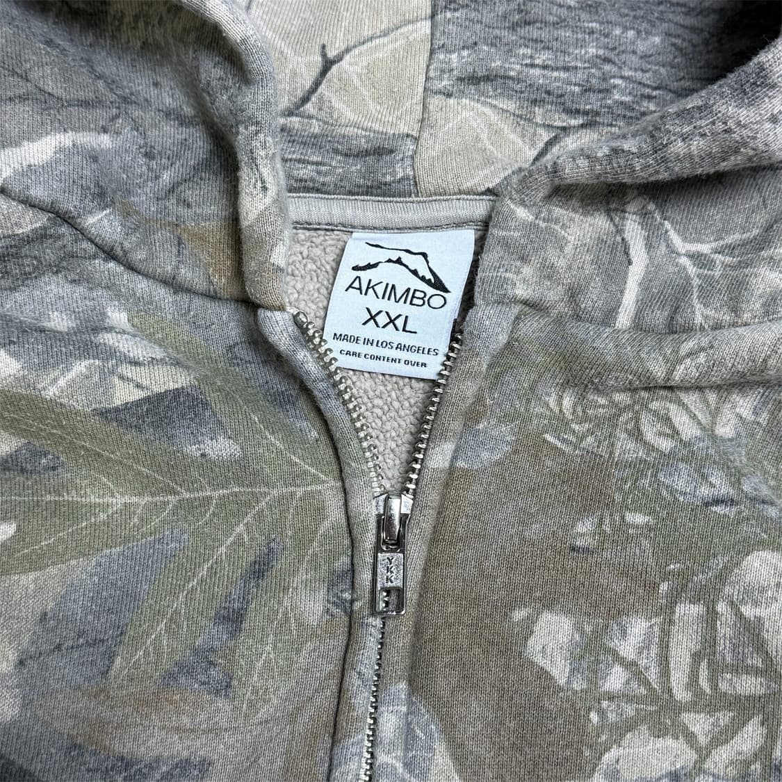 (L) 아킴보클럽 후드집업 리얼트리카모 상품이미지3