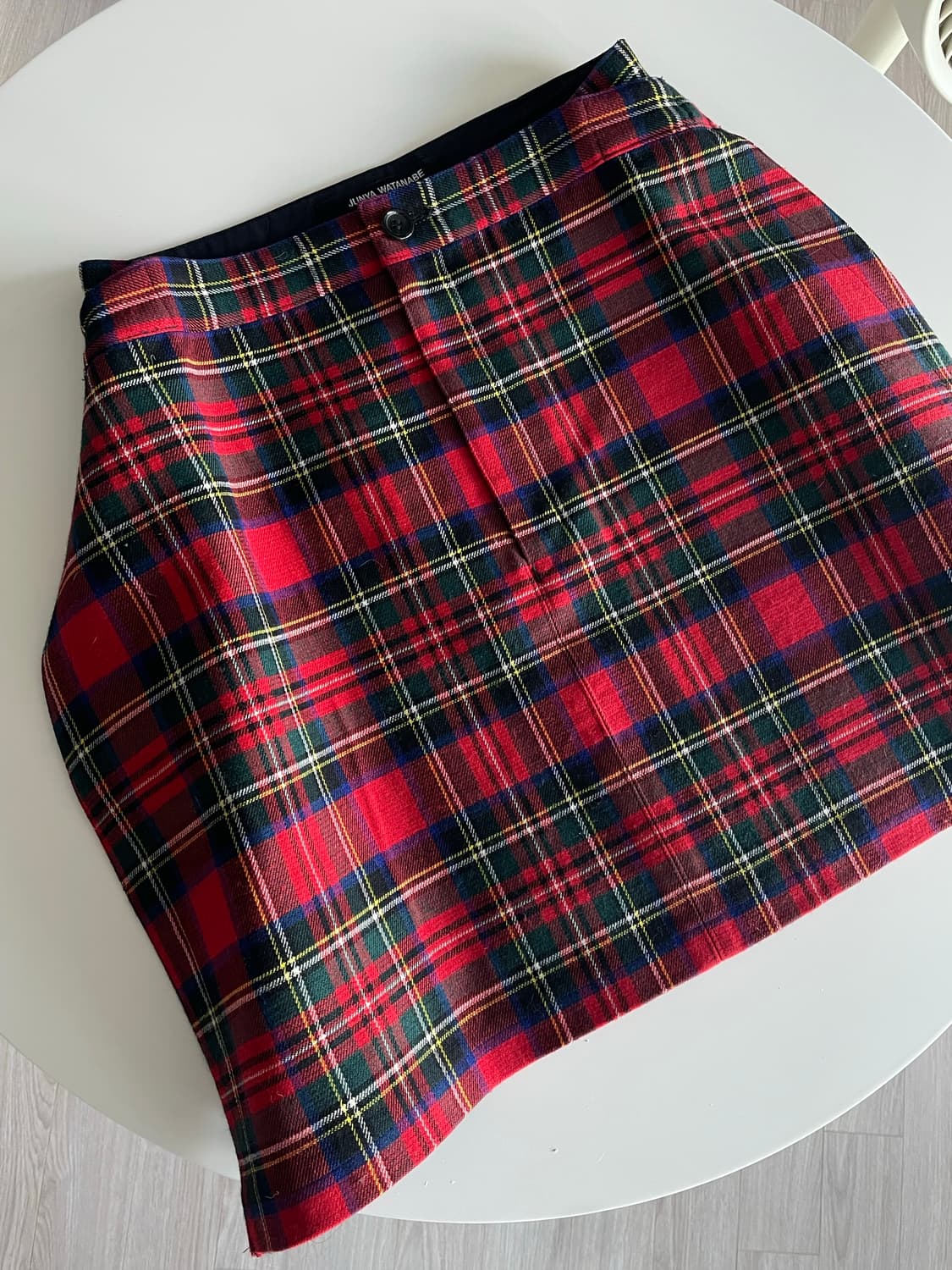 준야 와타나베x꼼데가르송 타탄 체크 스커트 XS 상품이미지2