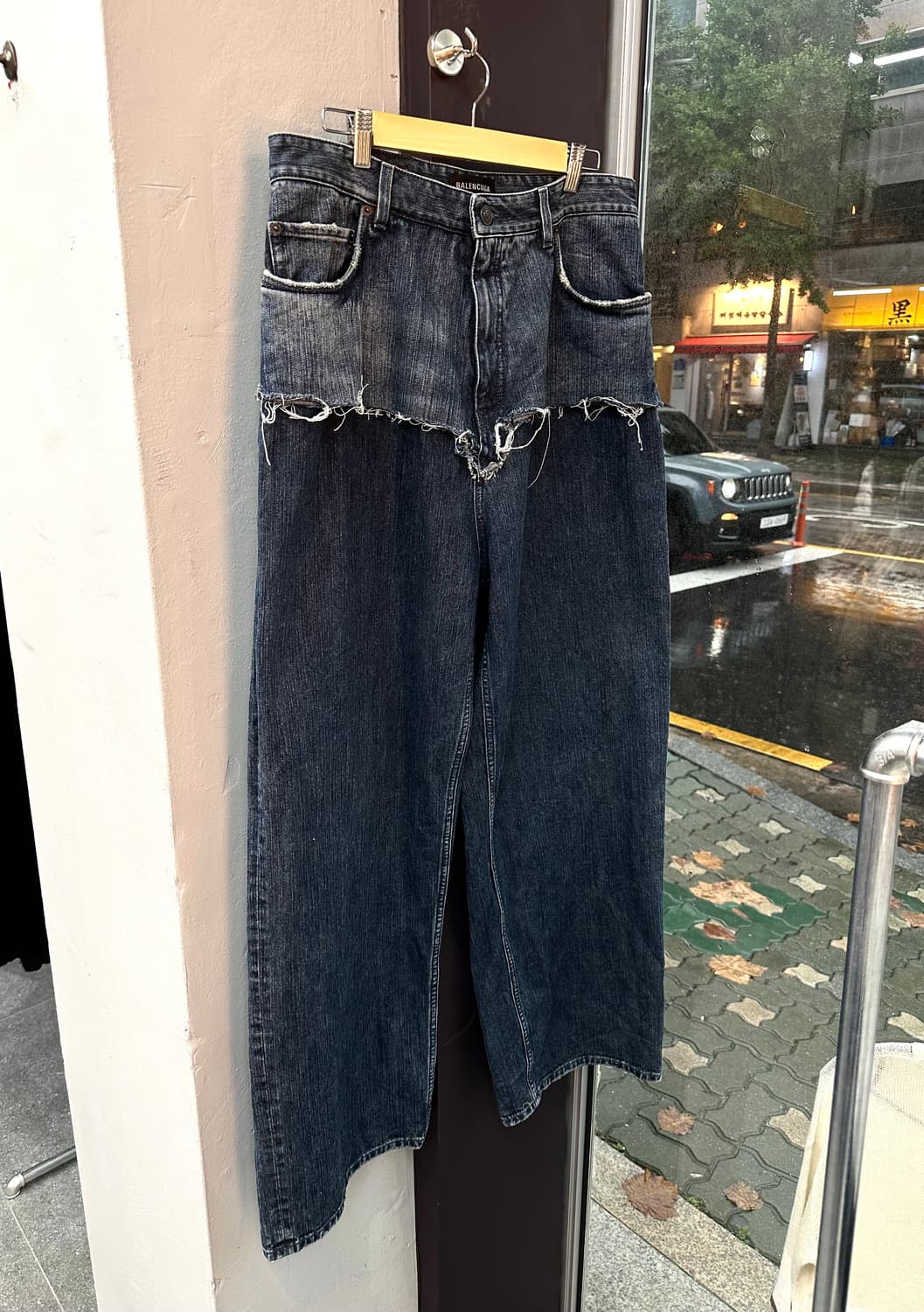 M/ 발렌시아가 컷오프 와이드 데님 팬츠 상품이미지2
