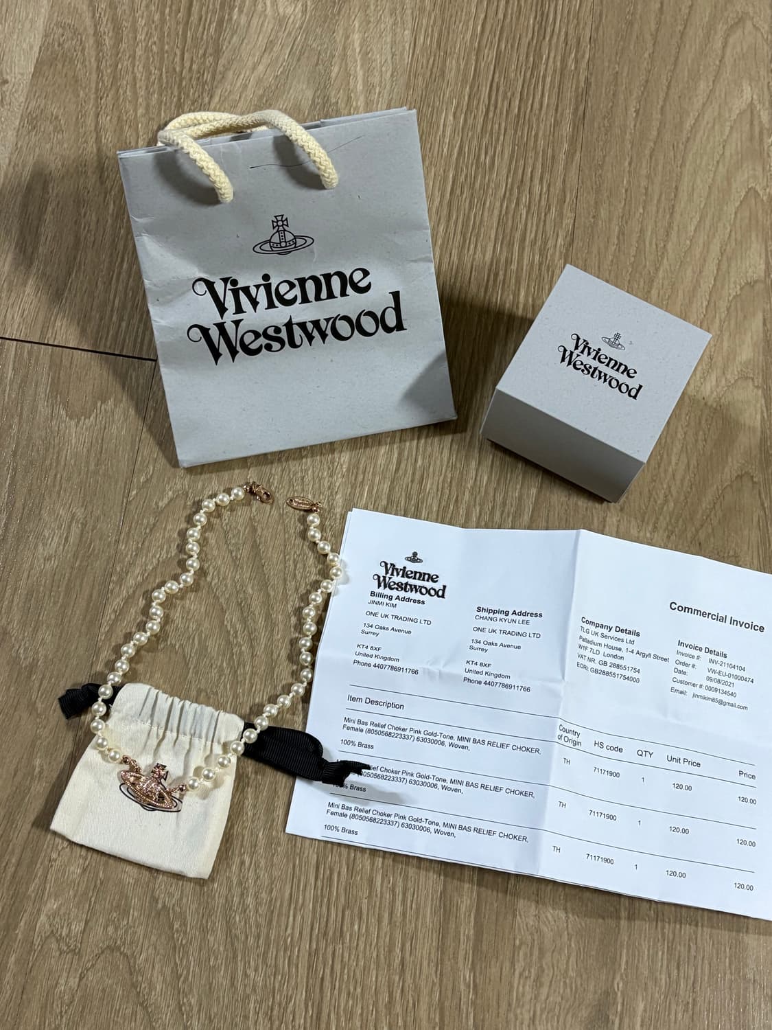 (풀박스) 비비안웨스트우드 릴리프 초커 상품이미지1