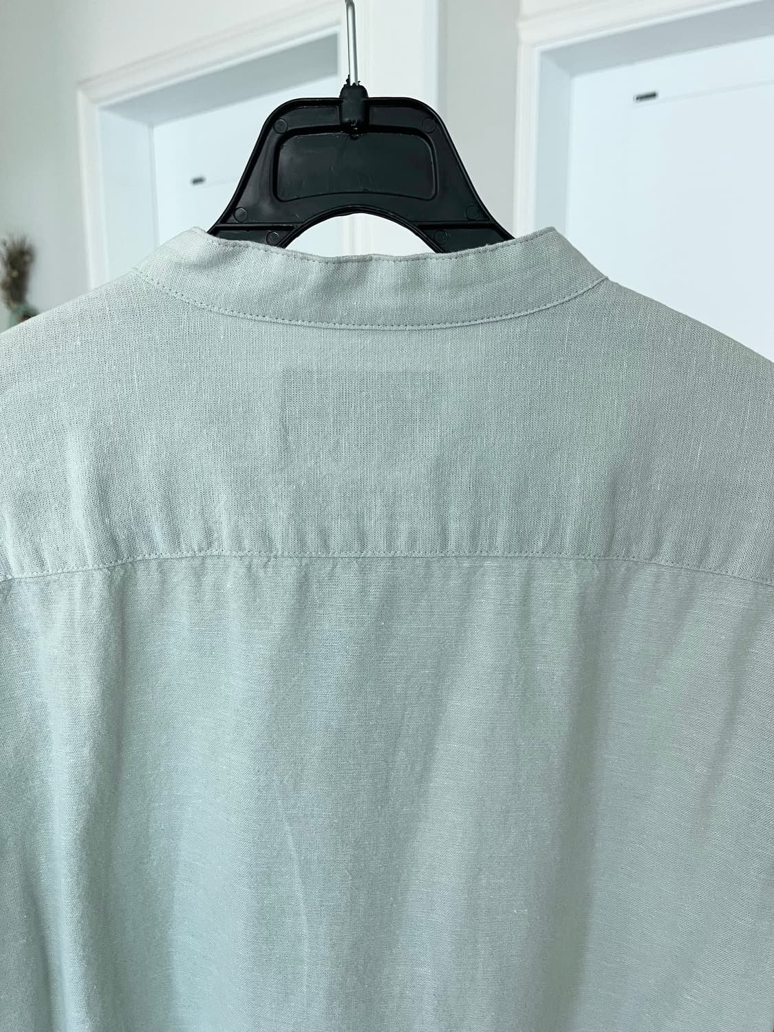 앤드지 밝은 그린 헨리넥 셔츠 상품이미지6