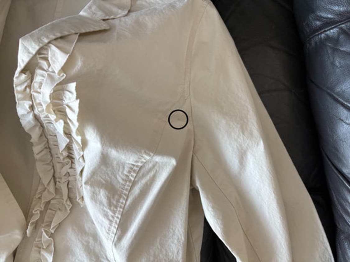 cream ruffle jacket 상품이미지8