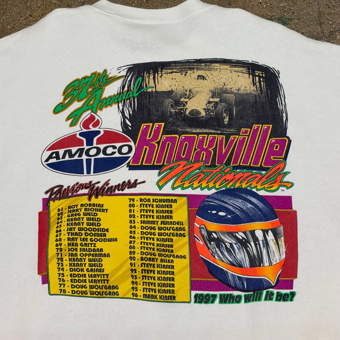 레어 90s USA 미국 빈티지 래이싱 헤비코튼 맨투맨 상품이미지8