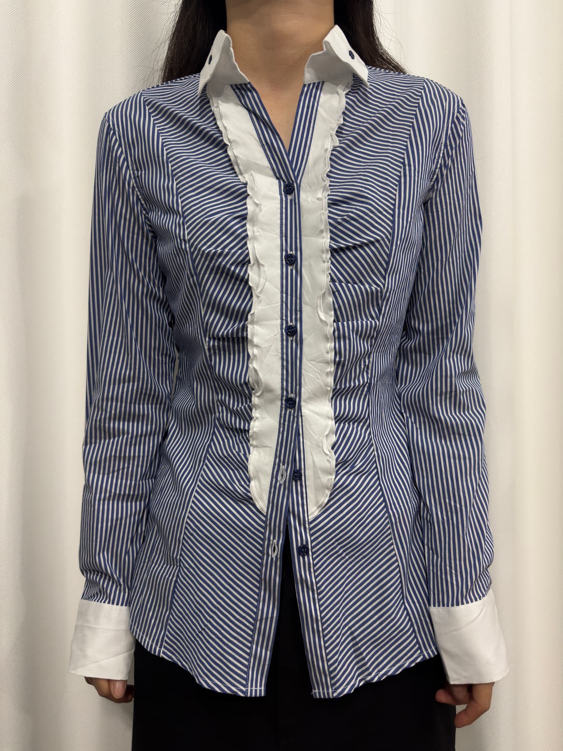 nara camicie frill design shirt 상품이미지1