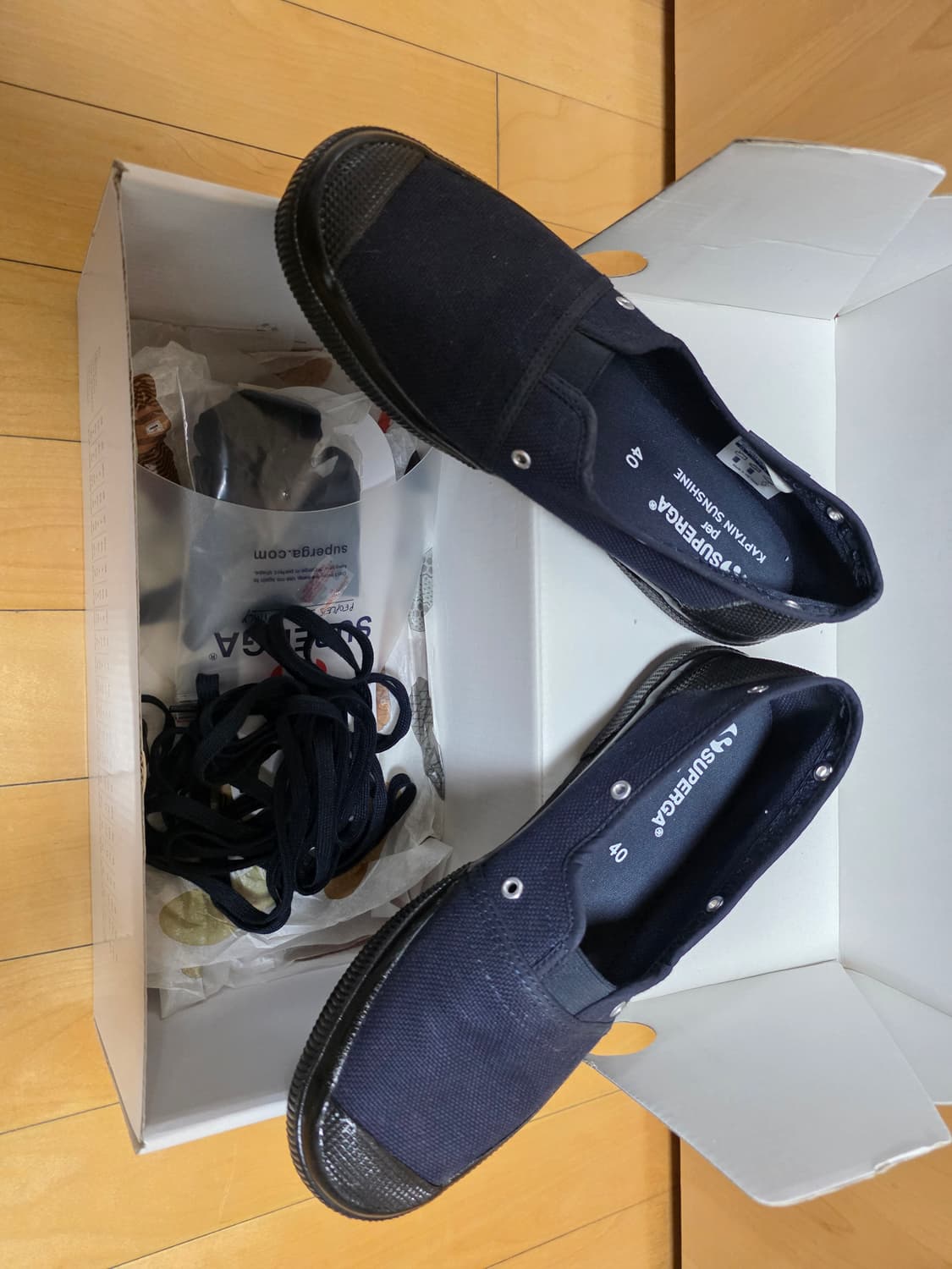 캡틴선샤인 수페르가 슬립온 네이비 40 (255~260) 상품이미지4