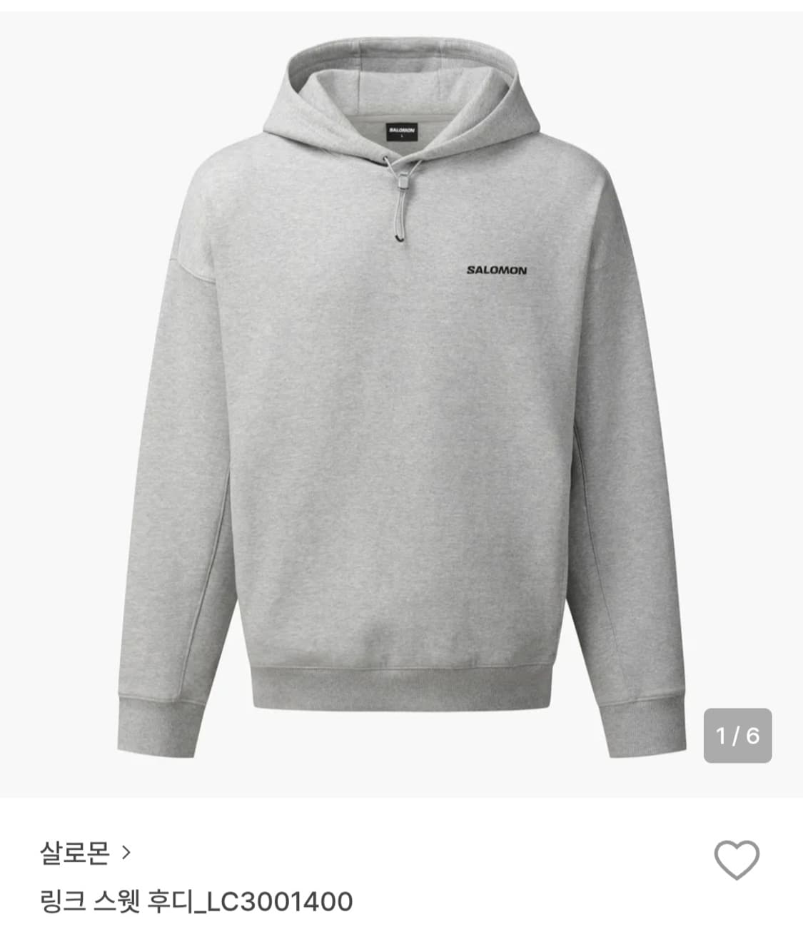 살로몬 링크 스웻 후디 상품이미지1