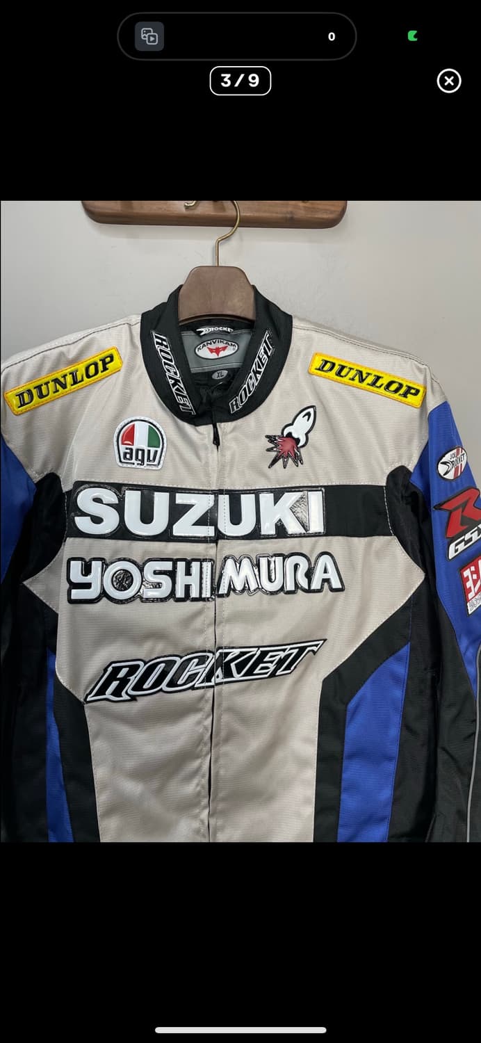 스즈키 요시무라 레더 레이싱 자켓 A3350 상품이미지3