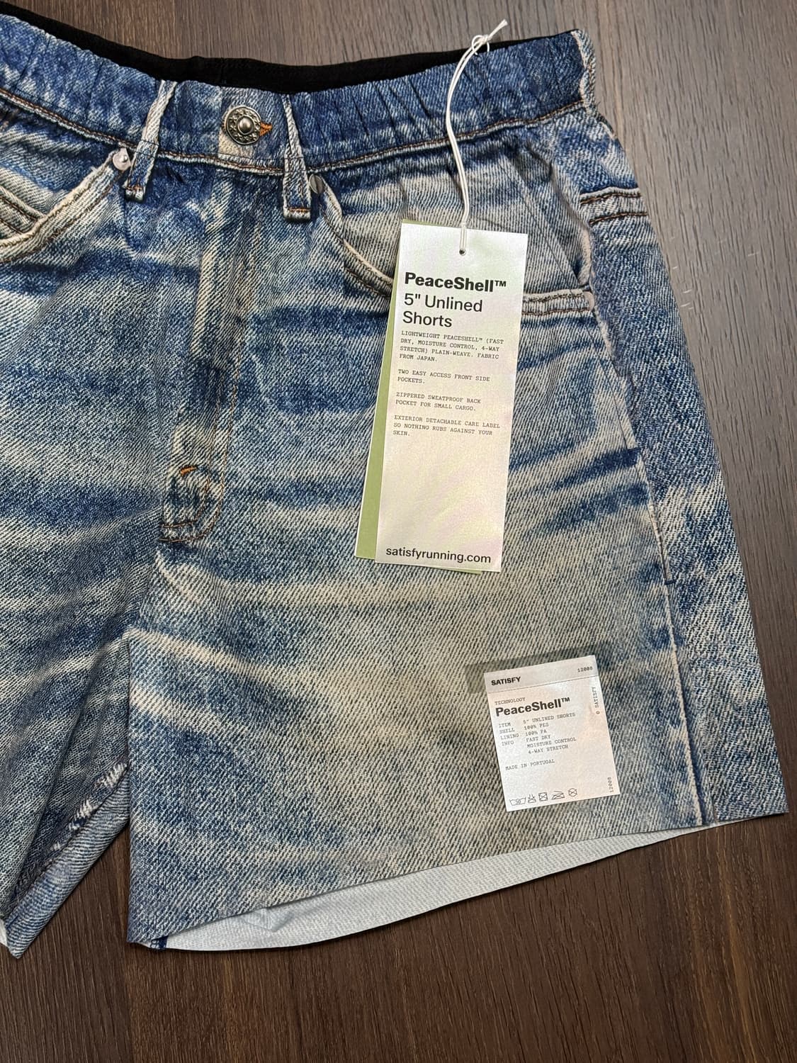 [할인] 새티스파이 디지털 데님 쇼츠 M 상품이미지2