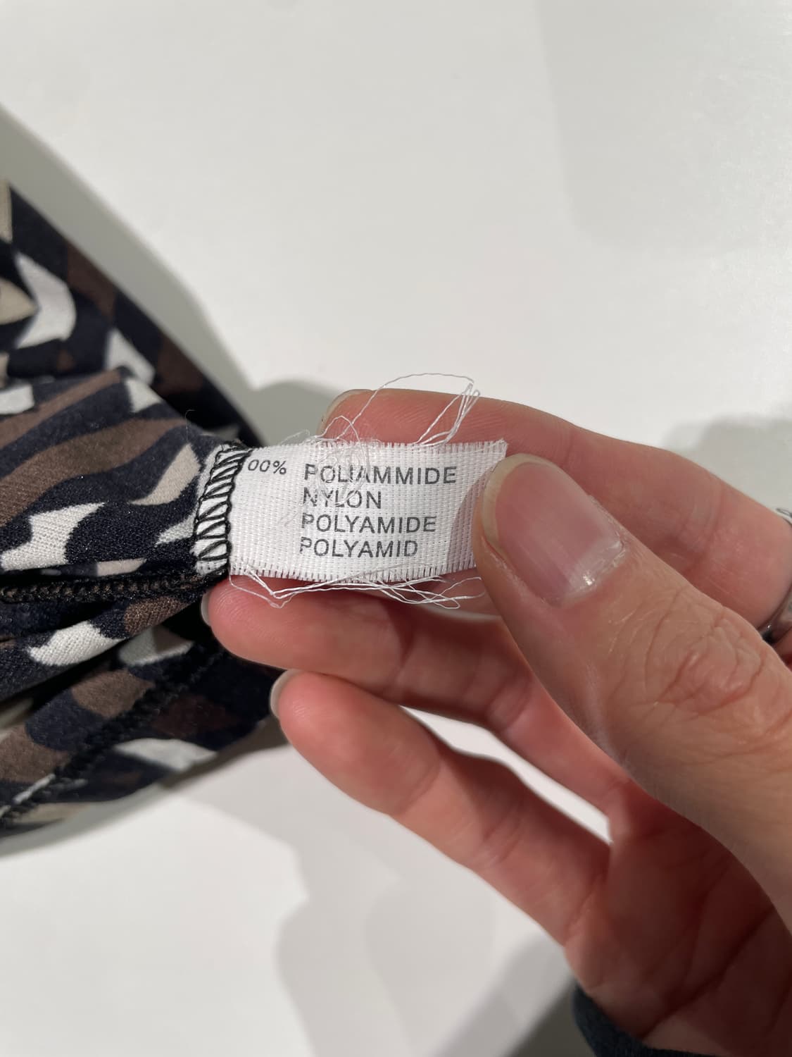 펜디 브라운 주카 패턴 스트라이프 폴리아미드 미디원피스 상품이미지8