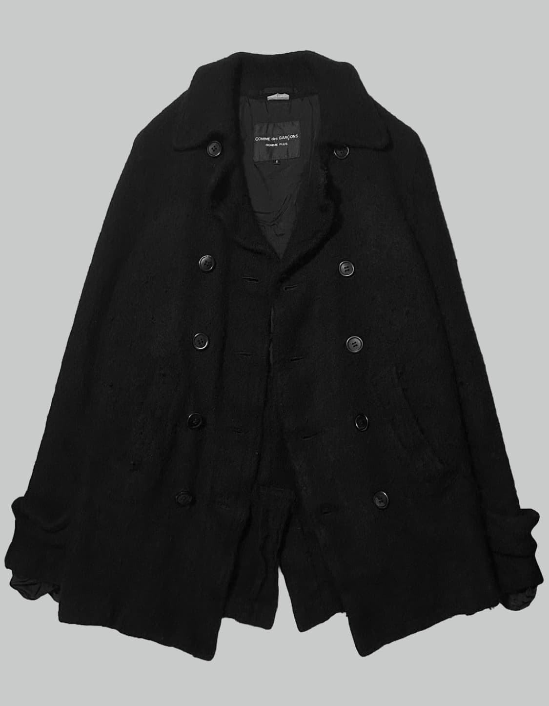 꼼데가르송 옴므 플러스 축융 울 피코트 상품이미지1