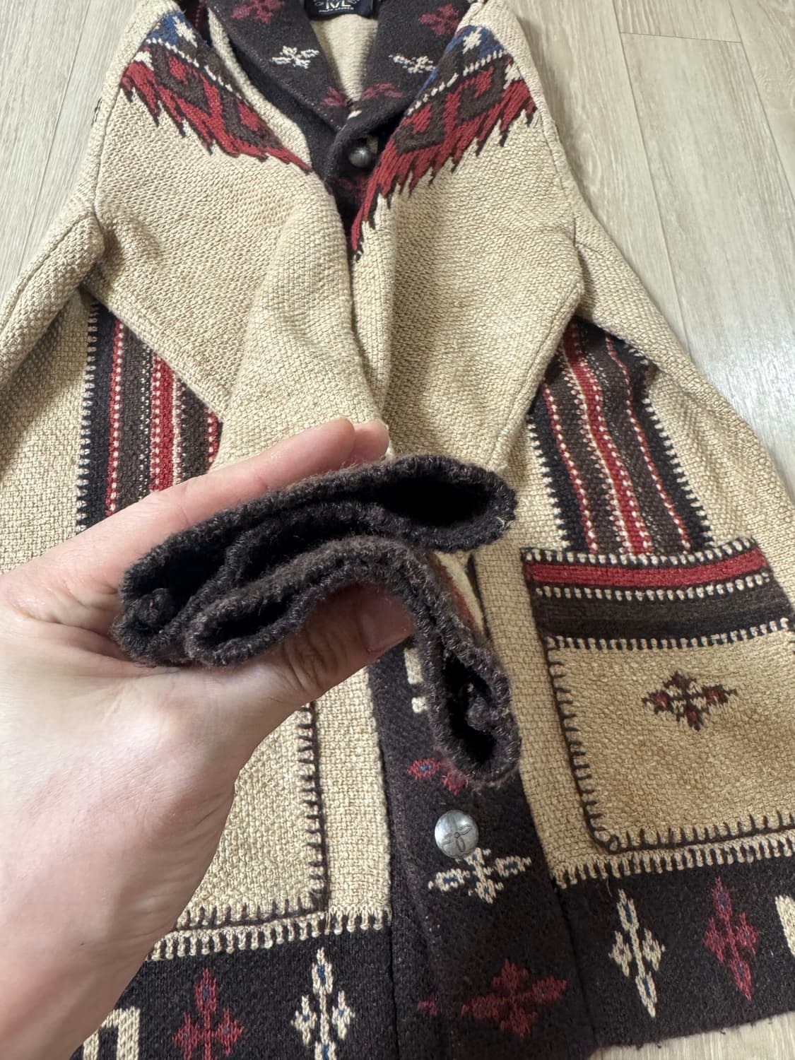(M) 더블알엘 웨스턴 랜치 숄 가디건 / 나바호 상품이미지6