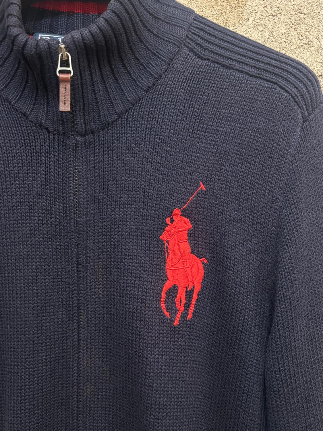 폴로 랄프 로렌 빅포니 집업 니트 상품이미지4
