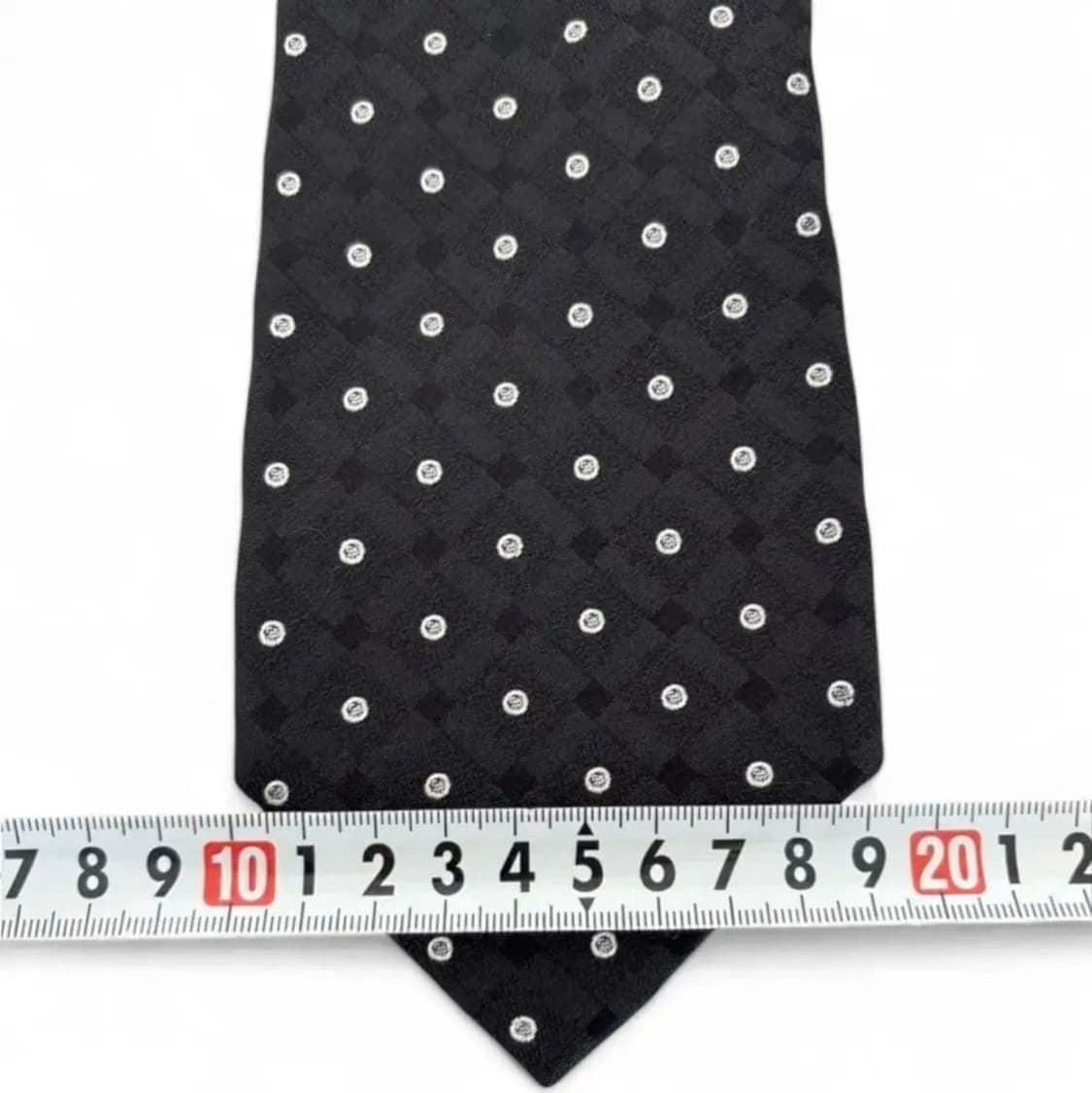 드레익스 도트 실크 넥타이 블랙 상품이미지4