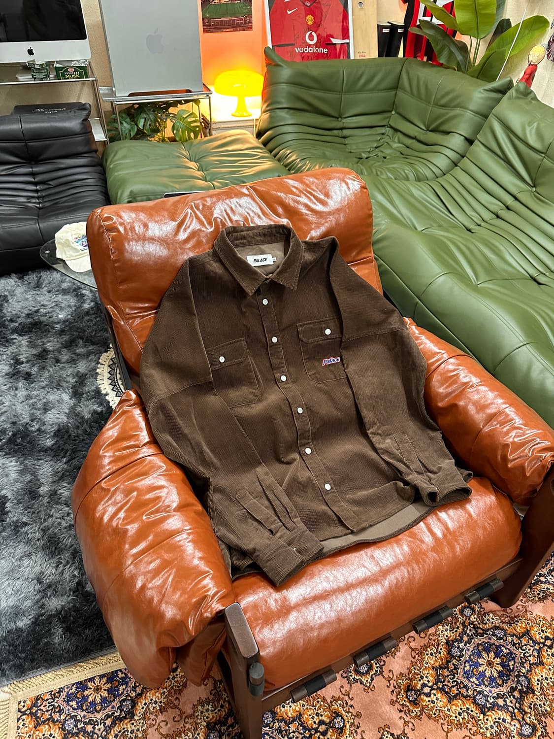 팔라스 드롭숄더 코듀로이 셔츠  상품이미지1