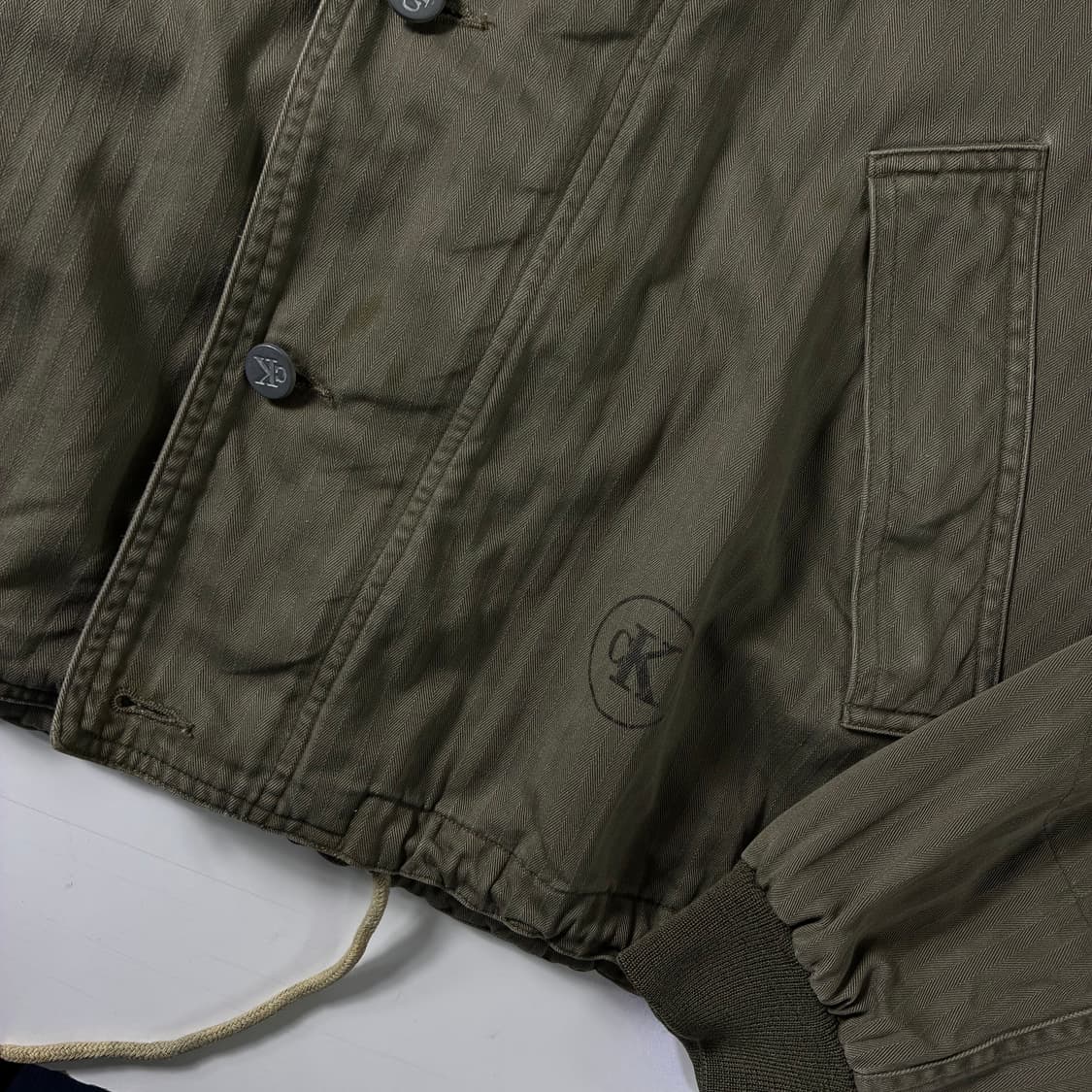 Calvin klein   캘빈 클라인 밀리터리 후드 자켓  상품이미지3