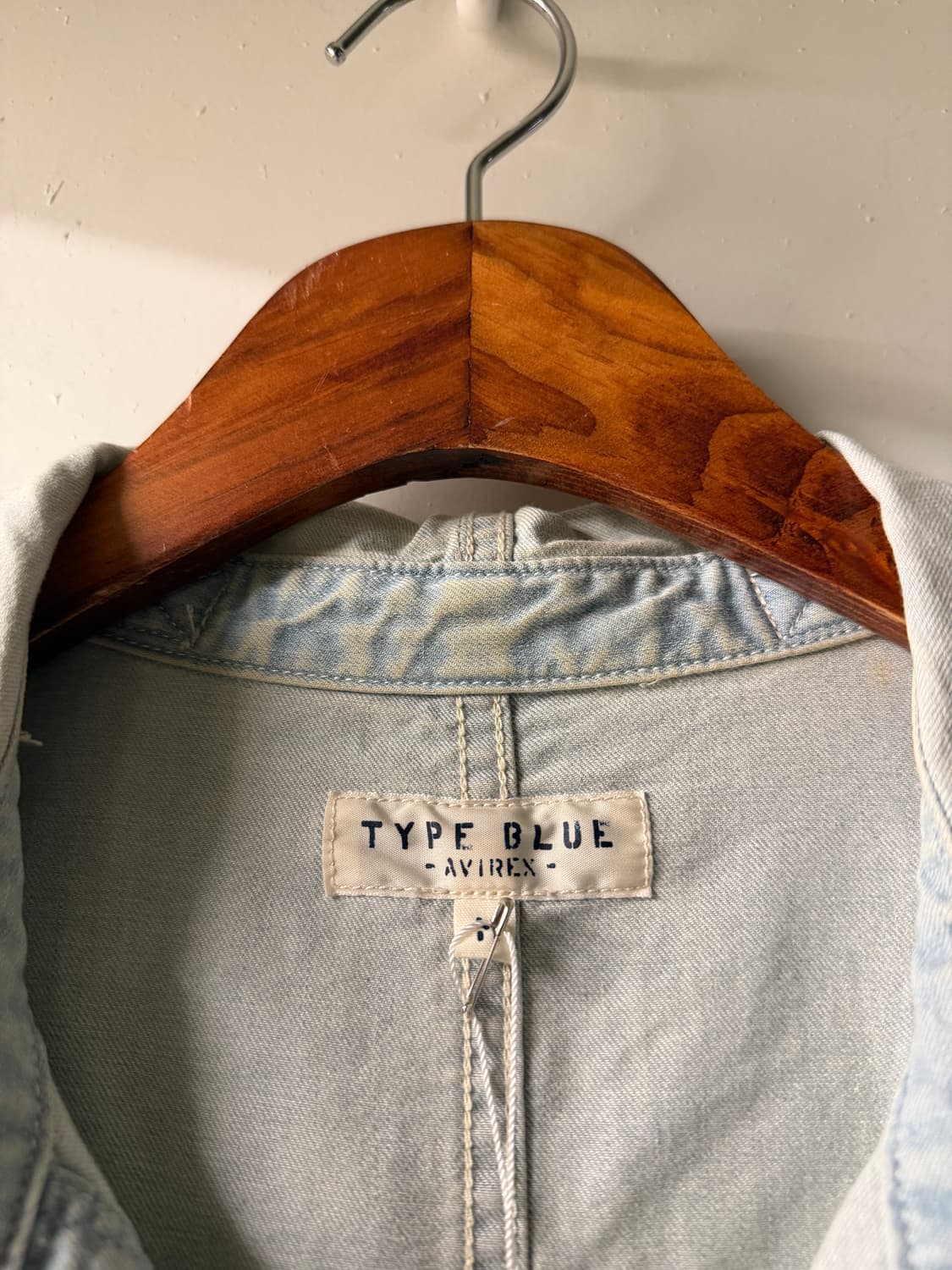 일본빈티지 아비렉스 데님 후드자켓 상품이미지9