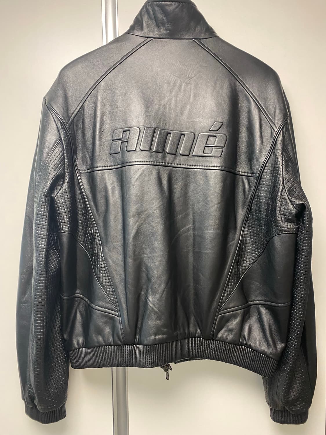 [L] aime leon dore 레더 트랙 자켓 판매합니다 상품이미지2