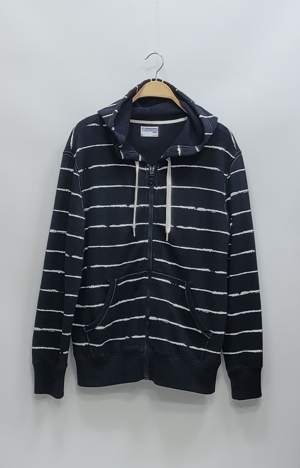 LEVI'S 데니즌 프린팅 스트라이프 후드 집업 / 남 M 상품이미지1