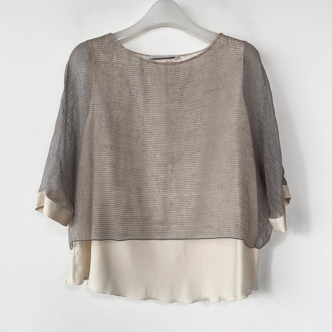 파비아나필리피 실크 린넨 티블라우스 상품이미지2