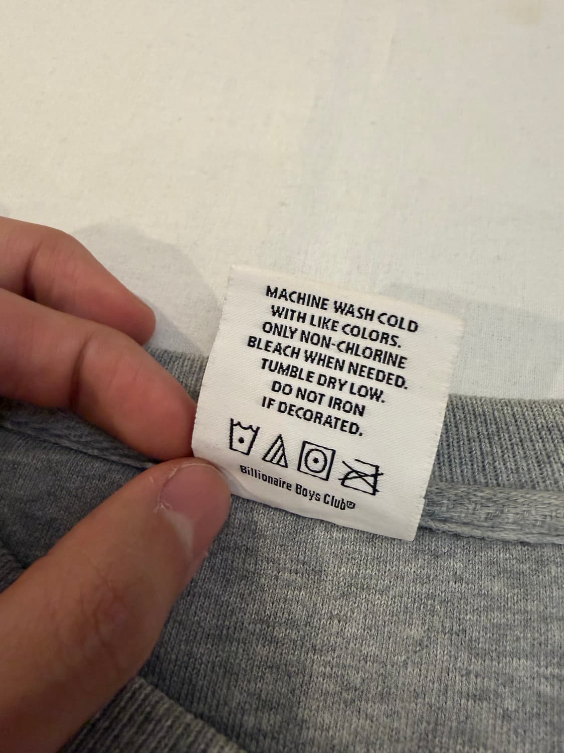 BBC 빌리어네어 보이즈 클럽 빅로고 우주인 맨투맨 그레이 상품이미지6