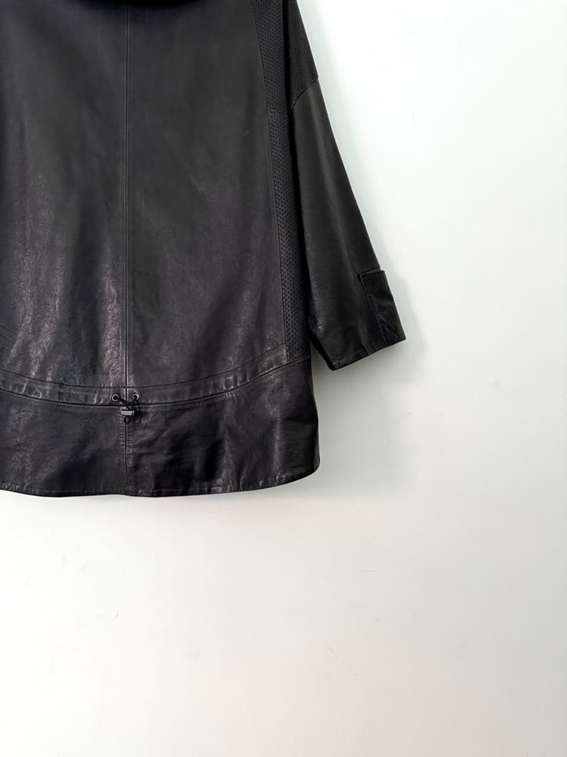 IZZAT BABA ninza hoody leather jacket  상품이미지5