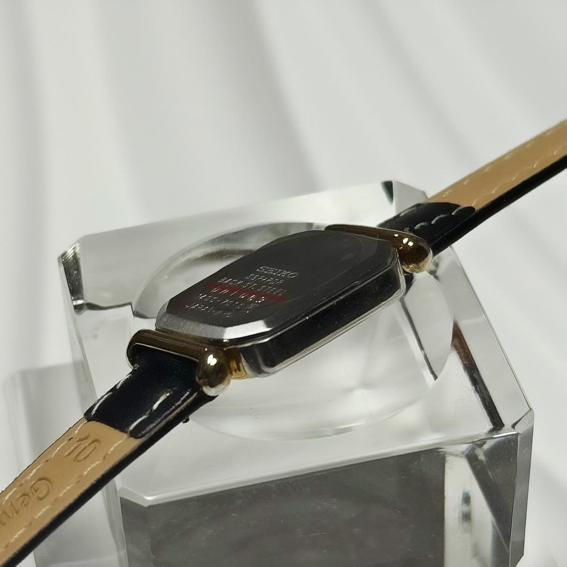 80s90s 빈티지 세이코 골드 텍스처 베젤 콤비 워치 상품이미지9