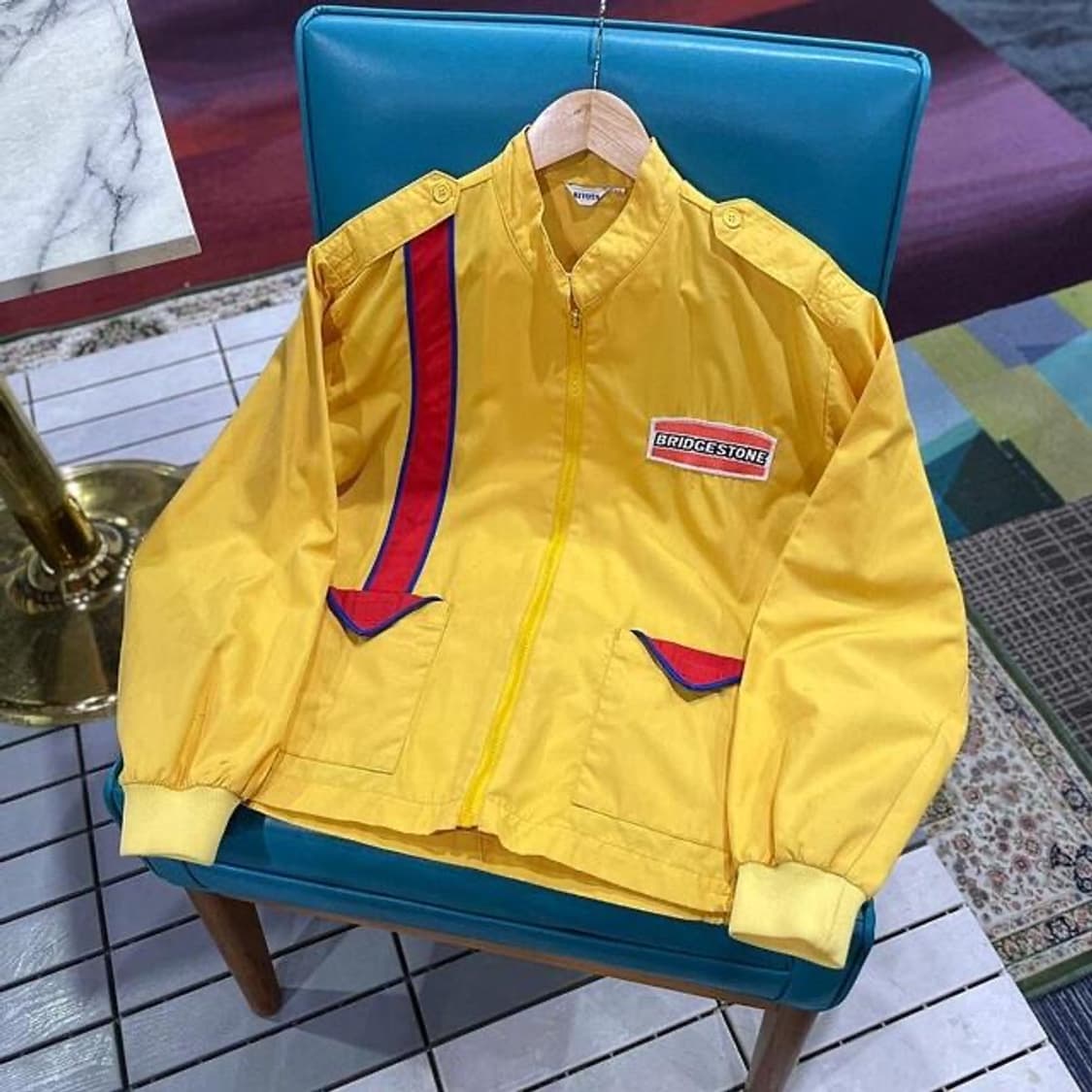 90s 키요타 브릿지스톤 포텐자 레이싱 자켓 (L)   상품이미지1