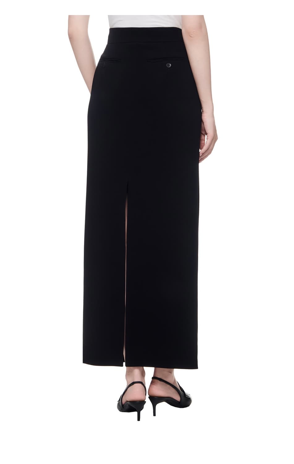 막스마라 블랙 롱 스커트 상품이미지2