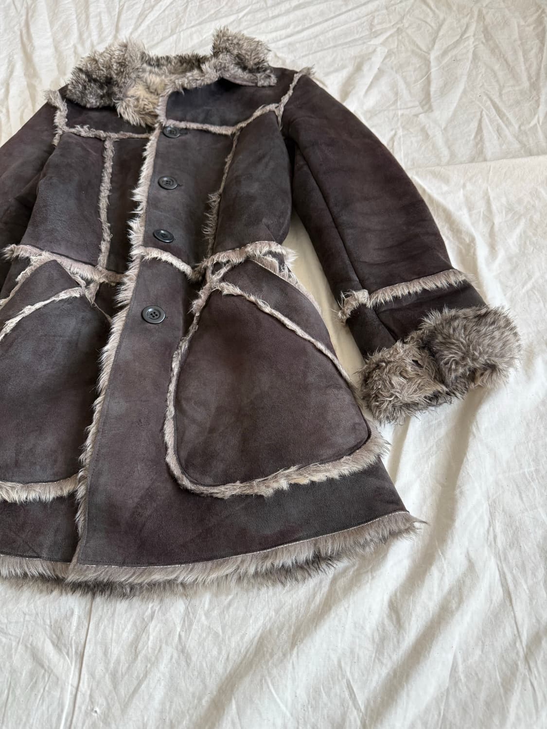 모카 와투케 그런지 페어리 롱 무스탕 상품이미지5