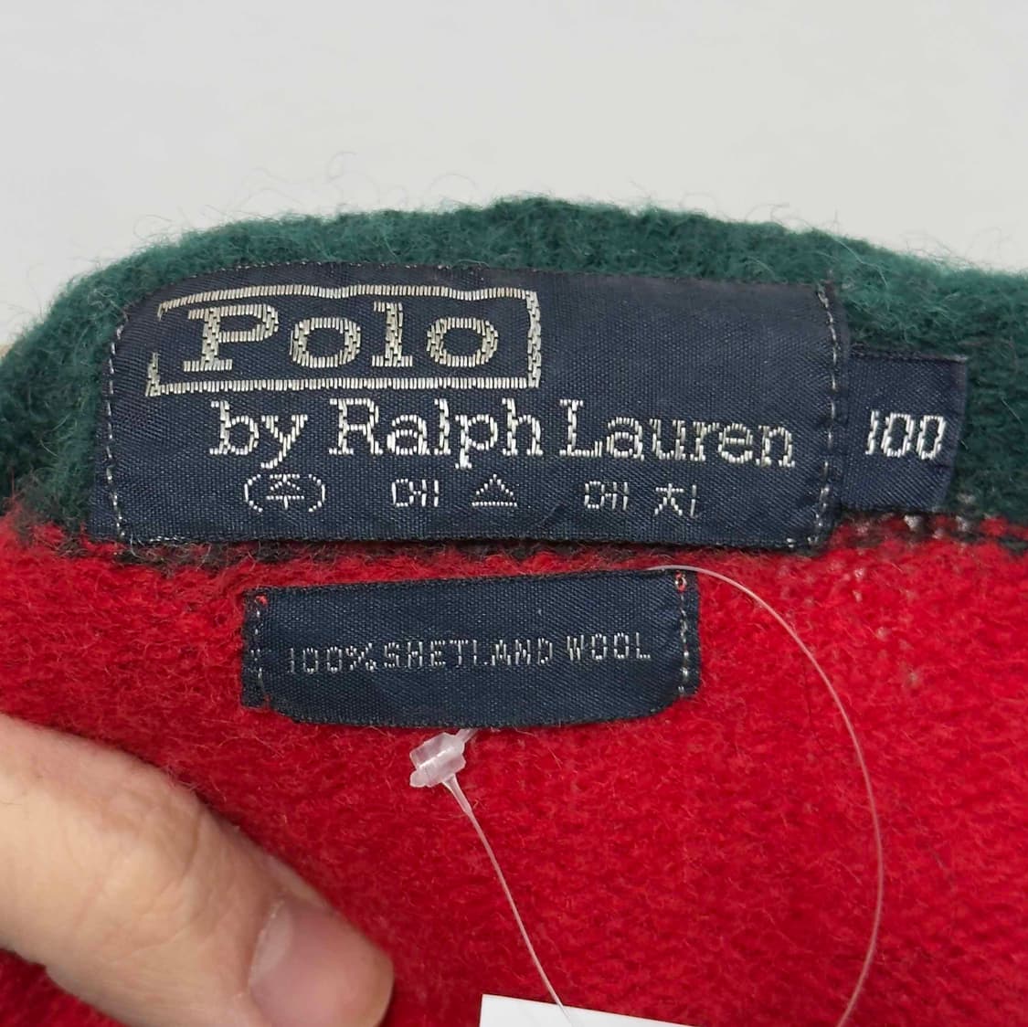 80s 신한 폴로 랄프로렌 울 니트 상품이미지4