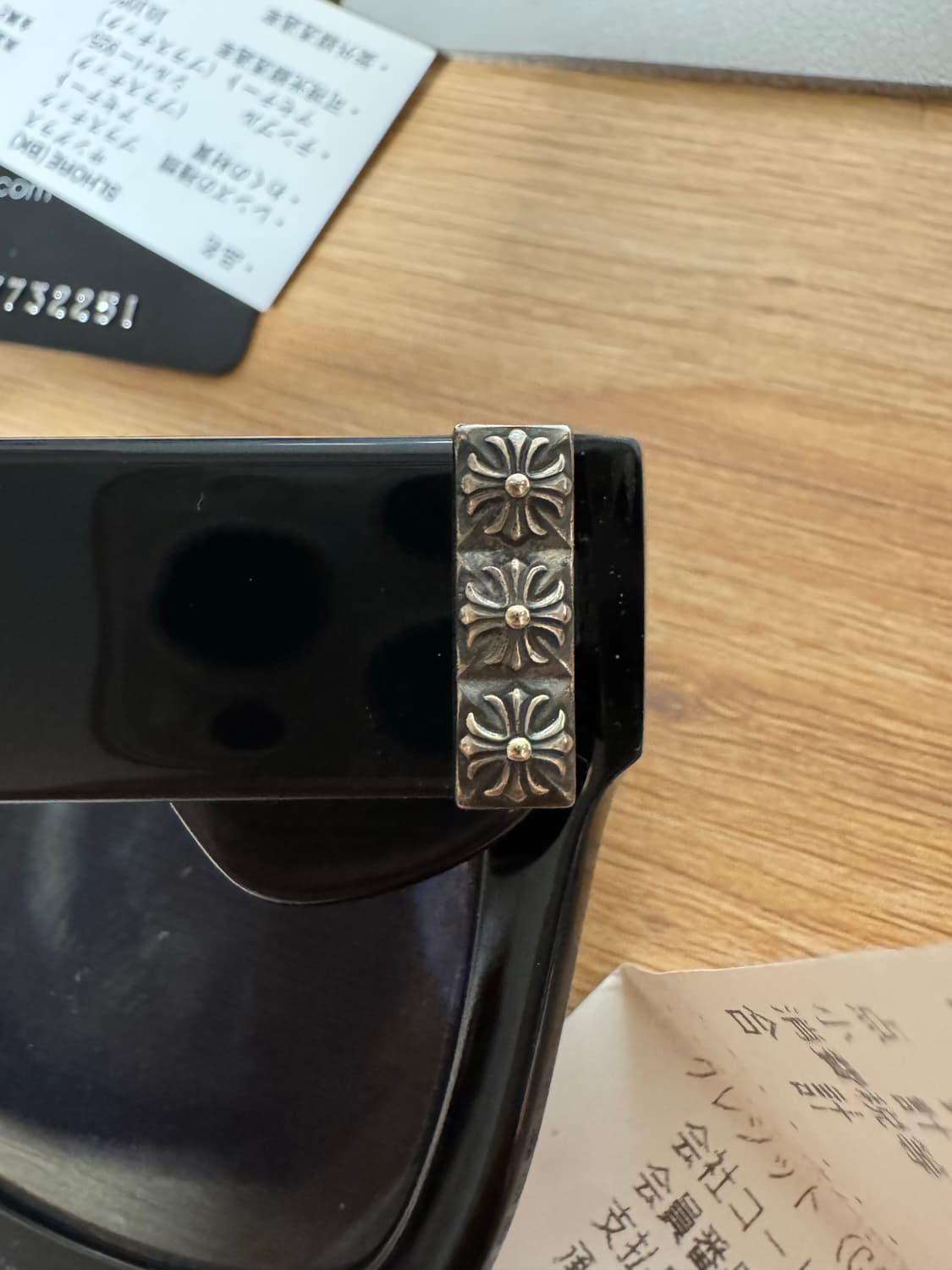 크롬하츠 SLHORE 블랙 선글라스 상품이미지3